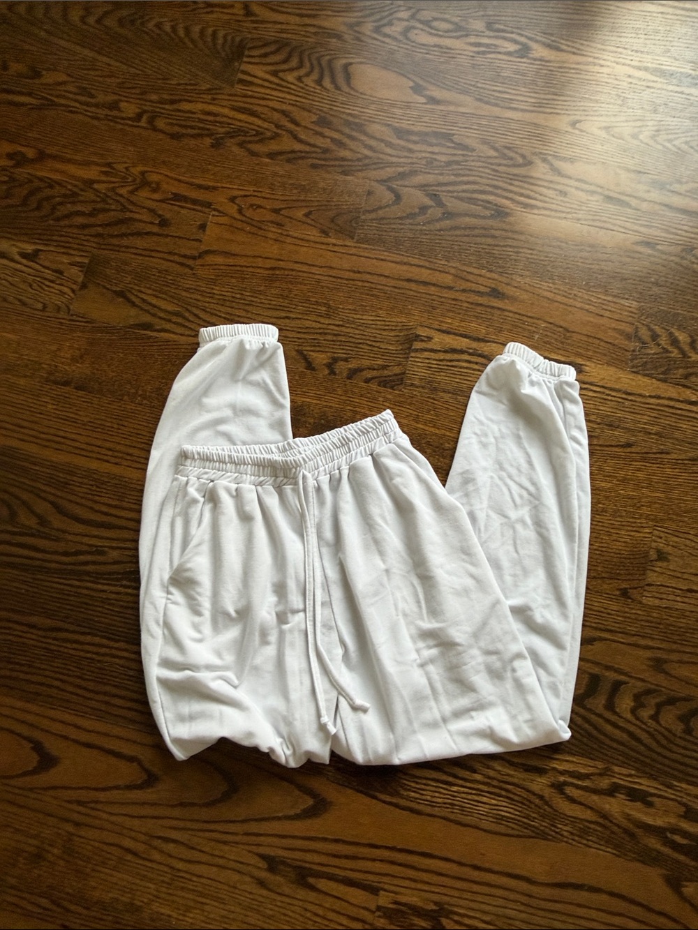 Missguided + Kids White Drawstring Joggers